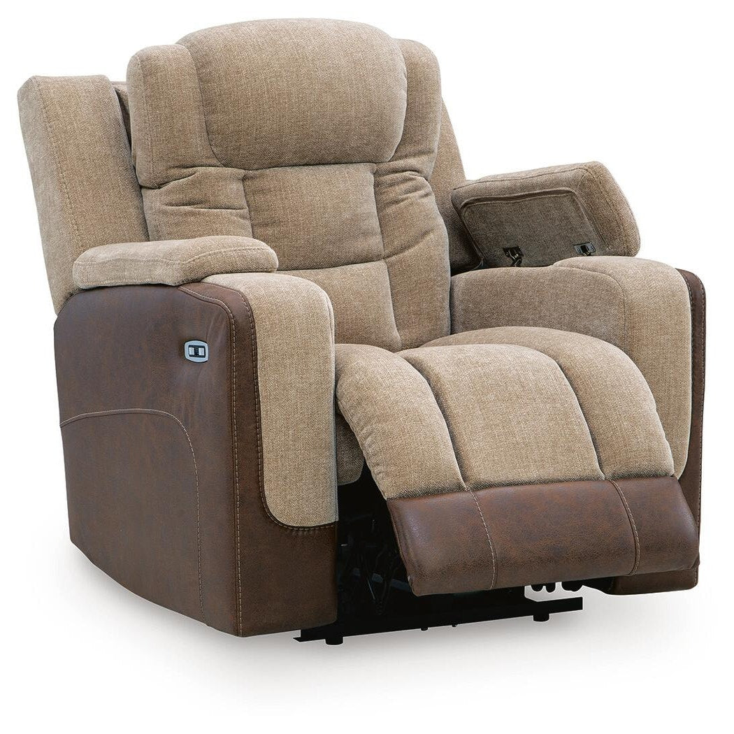 Mixed Motion Power Reclining Loveseat with Console (PC83504-SI) - Image 3