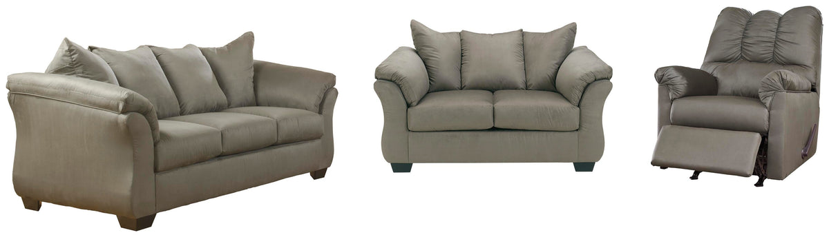Darcy Sofa, Loveseat and Recliner (75005-SI)