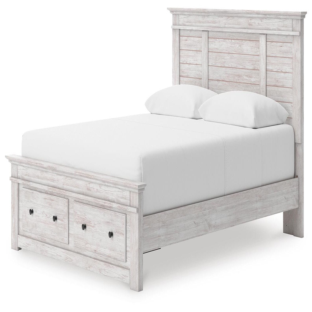 Makidern Queen Panel Storage Bed (PCB1171-SI) - Image 2