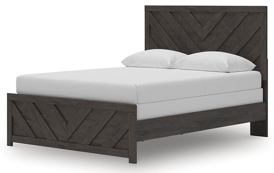Prendonea Panel Bed, Dresser, Mirror and Nightstand (B3789-SI) - Image 14