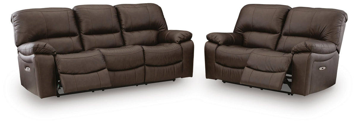 Leesworth Power Reclining Sofa and Loveseat (U43808-SI) - Image 3
