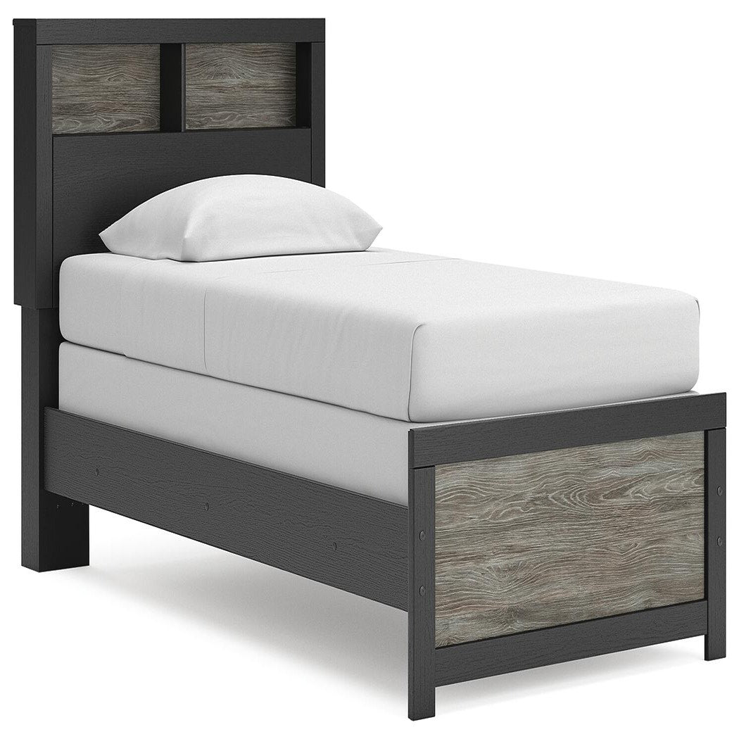 Broachmyn Twin Bookcase Bed, Dresser and Mirror (PCB1118-SI) - Image 12
