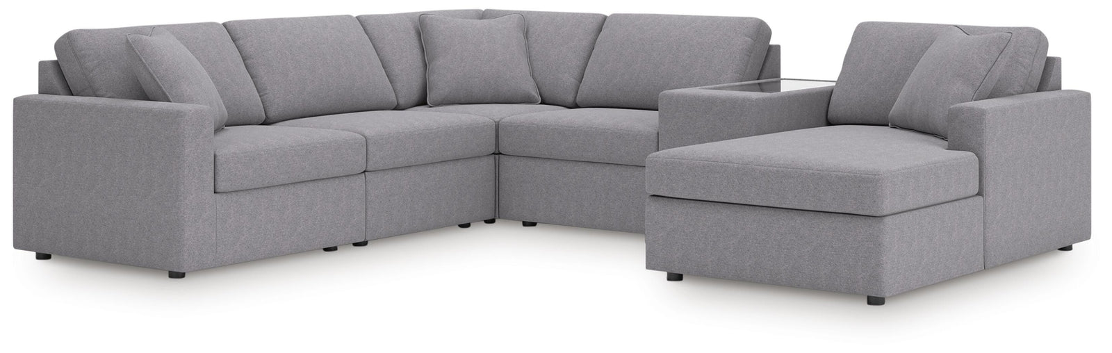 Modmax 6-Piece Sectional with Chaise (92104-SI) - Image 2