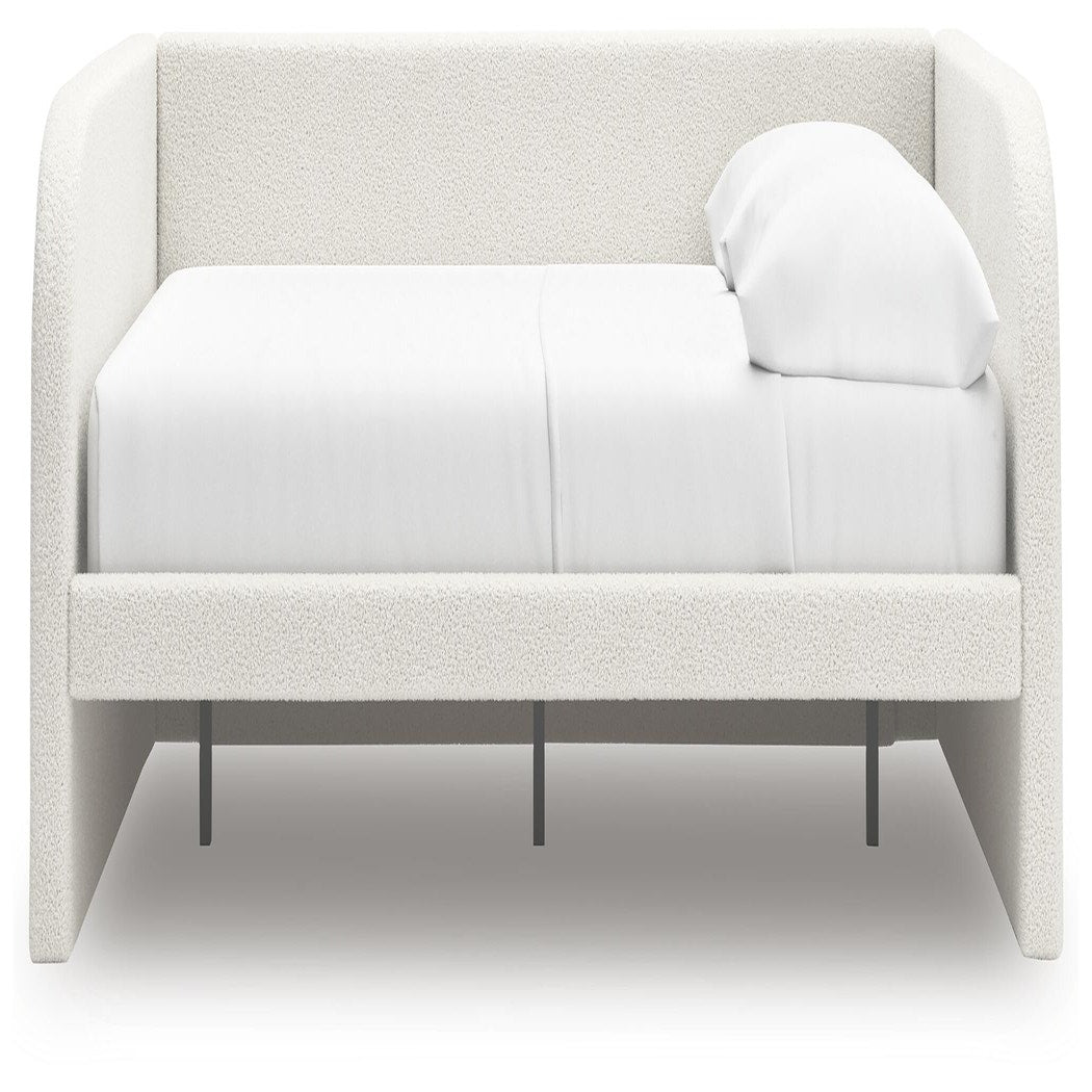 Arloster Full Upholstered Day Bed, Dresser and Mirror (PCB1566-SI) - Image 2