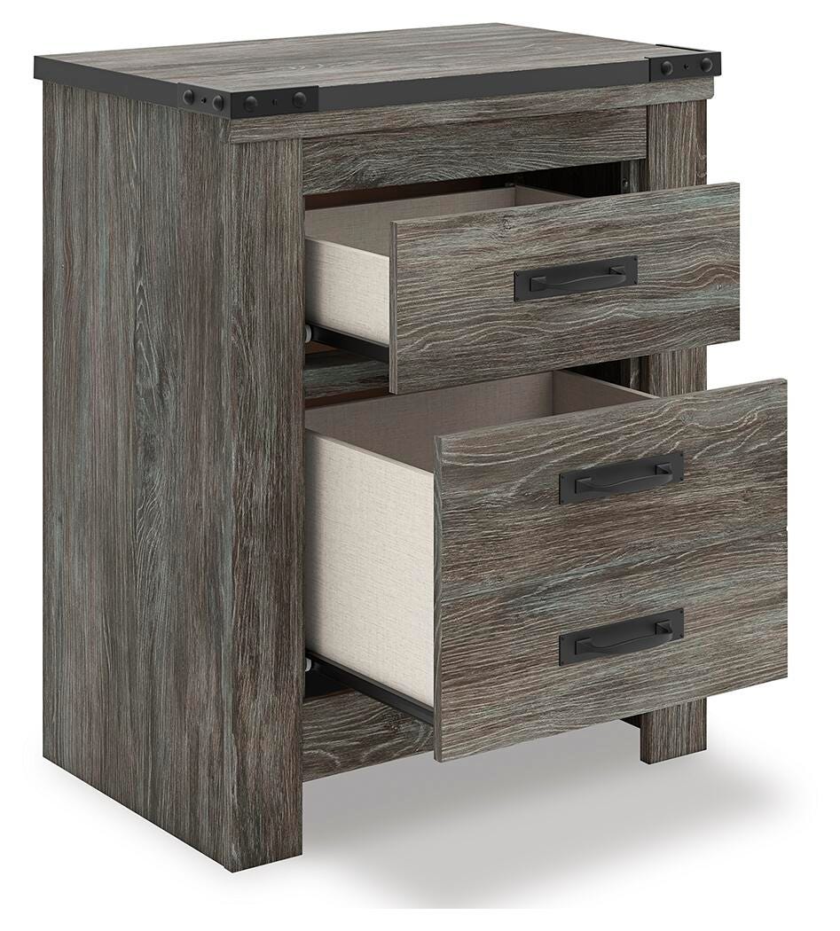 Frandern Nightstand - Gray  (B4480-SI) - Image 4