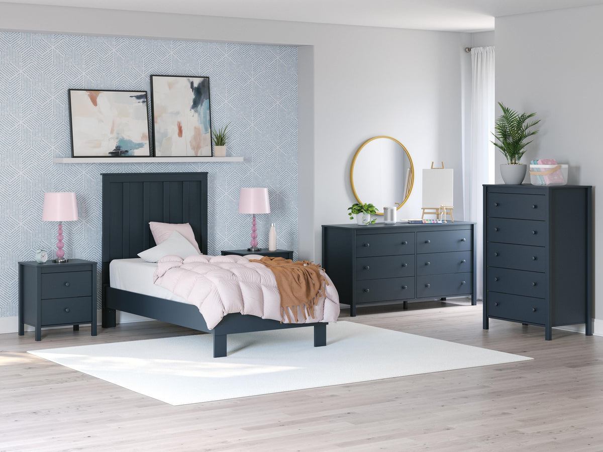 Simmenfort Platform Bed (Youth) - Navy Blue  (EB1528-SI) - Image 10