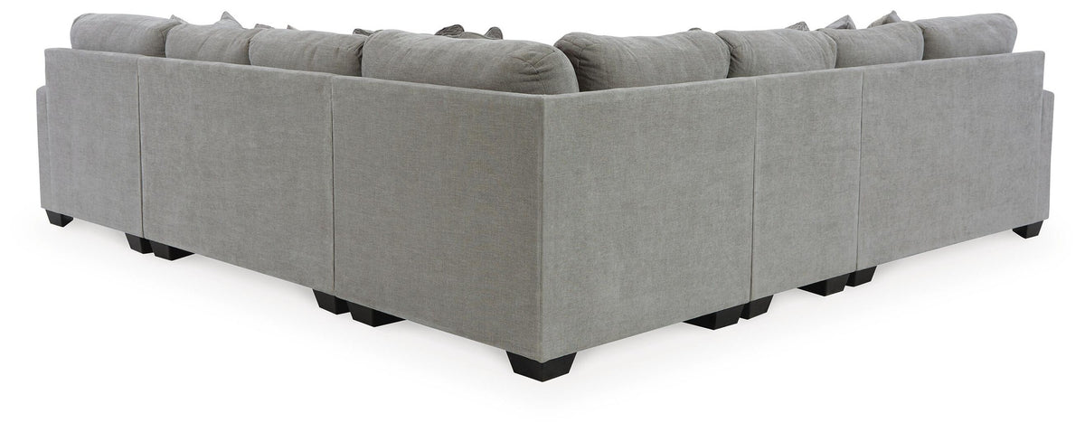 Keener 5-Piece Sectional with Chaise (11001-SI) - Image 2