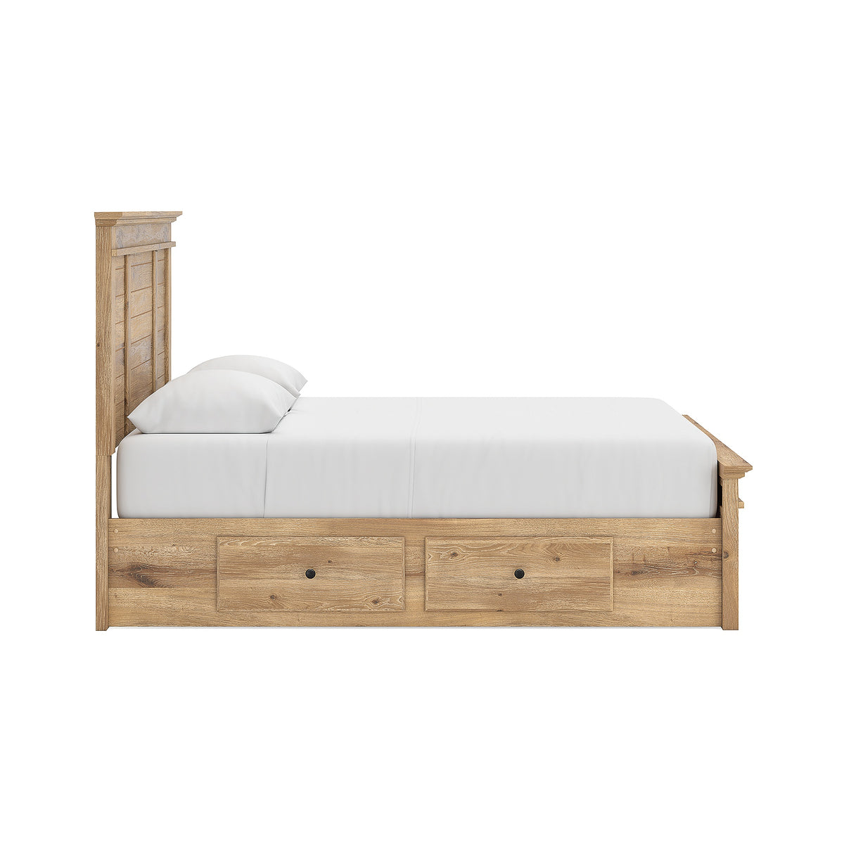 Makidern Queen Panel Bed with Storage, Dresser and Mirror (PCB1170-SI) - Image 13