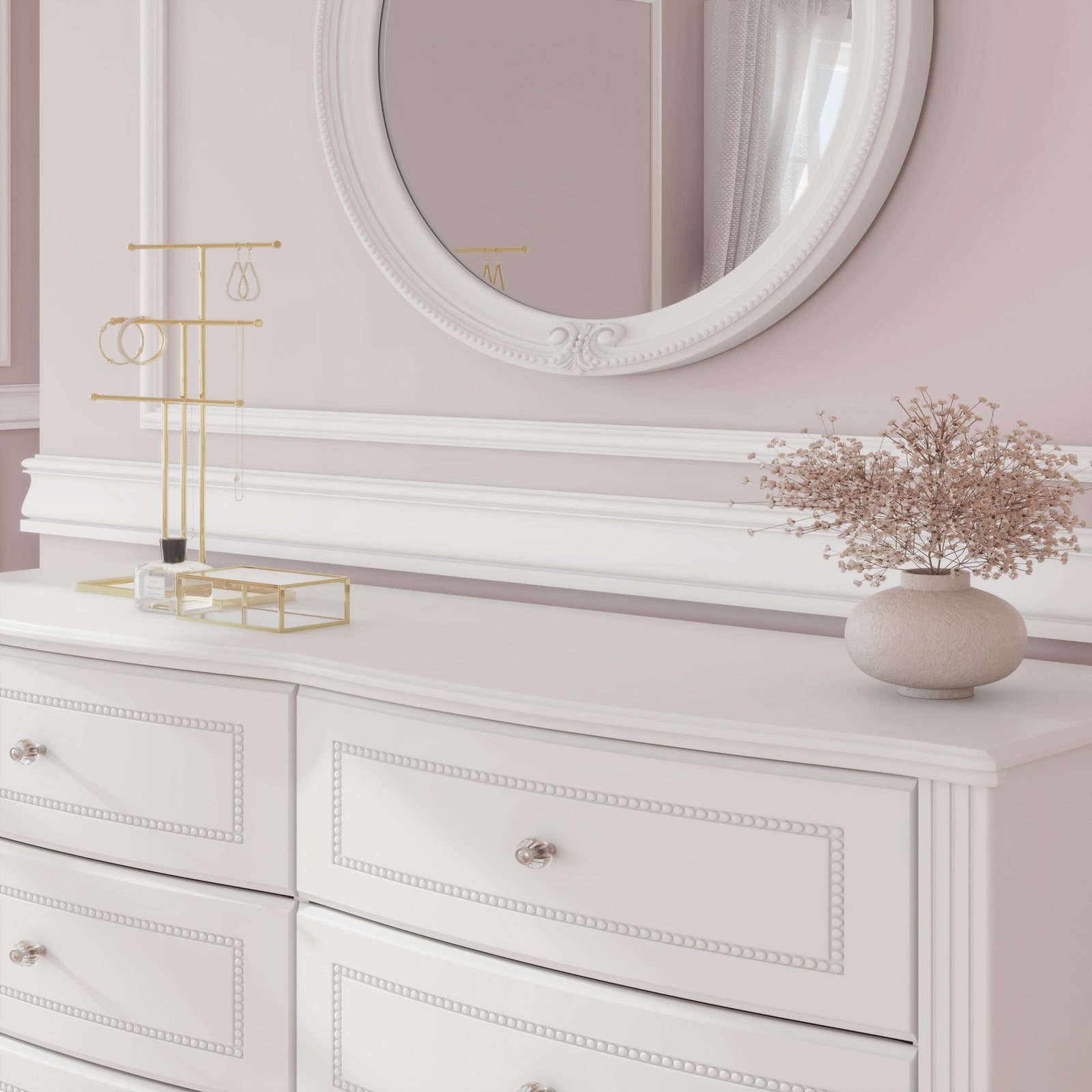 Kozlani Dresser and Mirror (PCB1819-SI) - Image 4