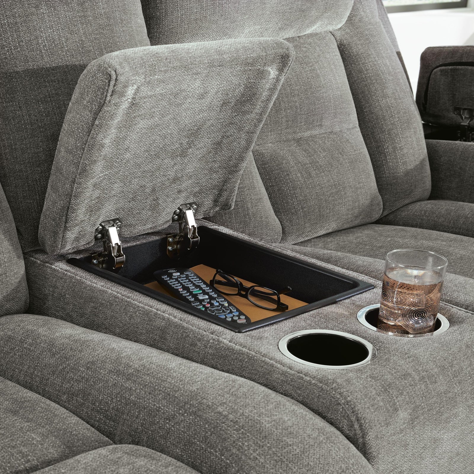 Mixed Motion Power Reclining Loveseat with Console (PC83505-SI) - Image 23