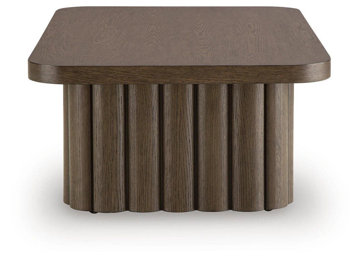 Darimore Coffee Table - Burnished Brown  (T984-SI) - Image 3