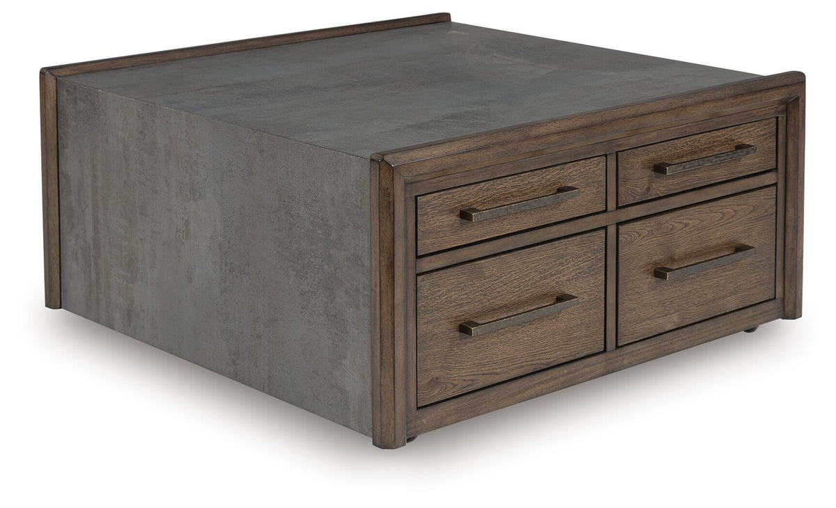 Kallenny Coffee Table - Brown/Gray  (T669-SI)