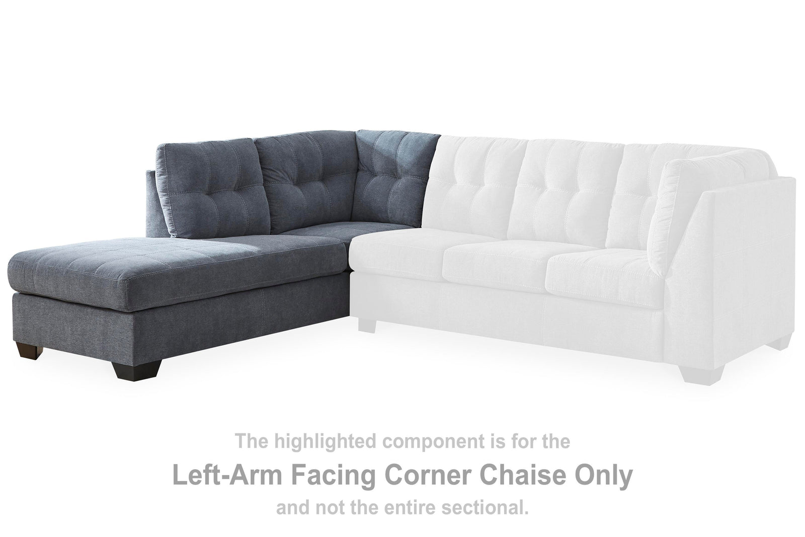 Marleton Left-Arm Facing Corner Chaise (55303-SI) - Image 4
