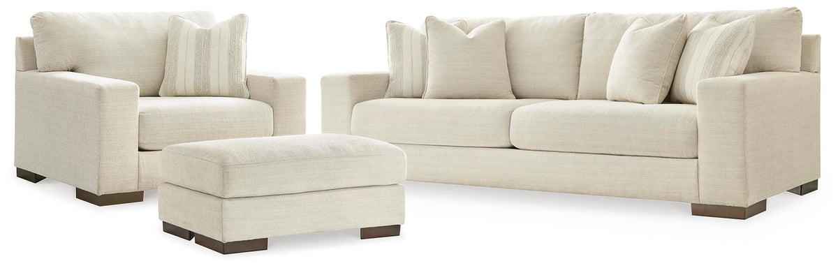 Maggie Sofa, Chair and Ottoman (52003-SI)