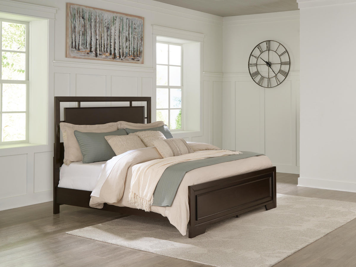 Covetown Panel Bed - Dark Brown  (B441-SI) - Image 2