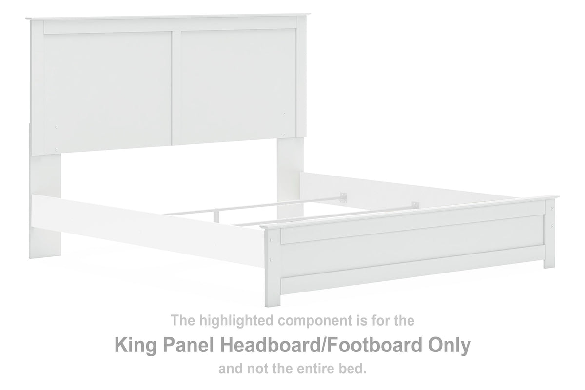 Bostwick Shoals Panel Headboard/Footboard - White  (B139-SI)