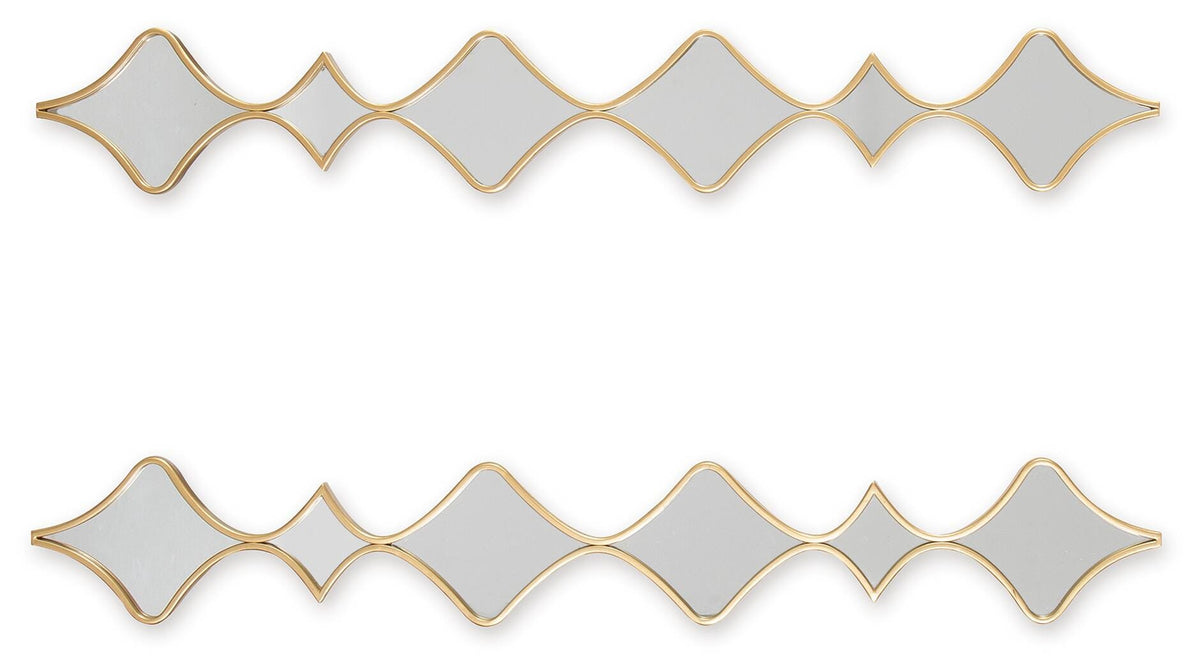 Harriswood Accent Mirror Set (Set of 2) (A8010354-SI) - Image 4