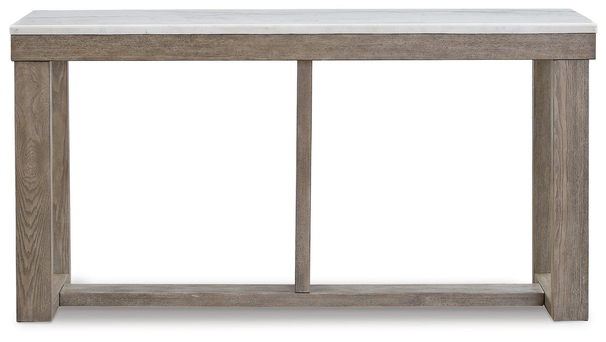Loyaska Coffee Table, End and Sofa Table - Brown/Ivory  (T789-SI) - Image 2