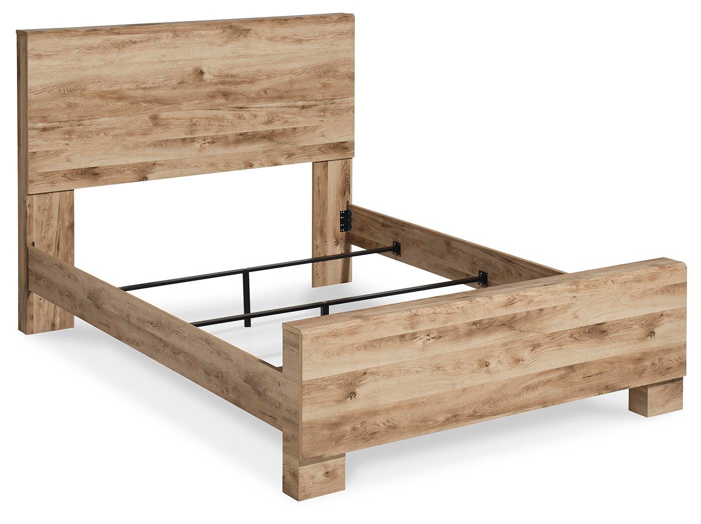 Hyanna Panel Bed and Nightstand (B1050-SI) - Image 5