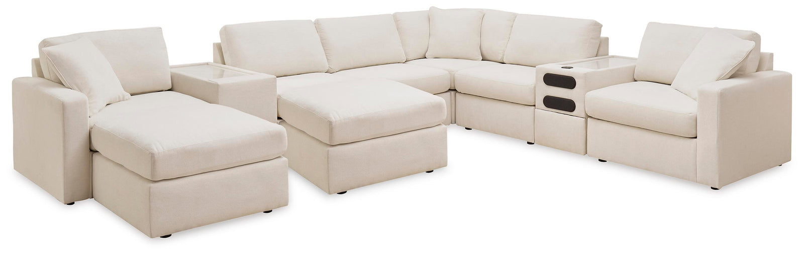 Modmax 8-Piece Sectional and 2 Ottomans (92103-SI)