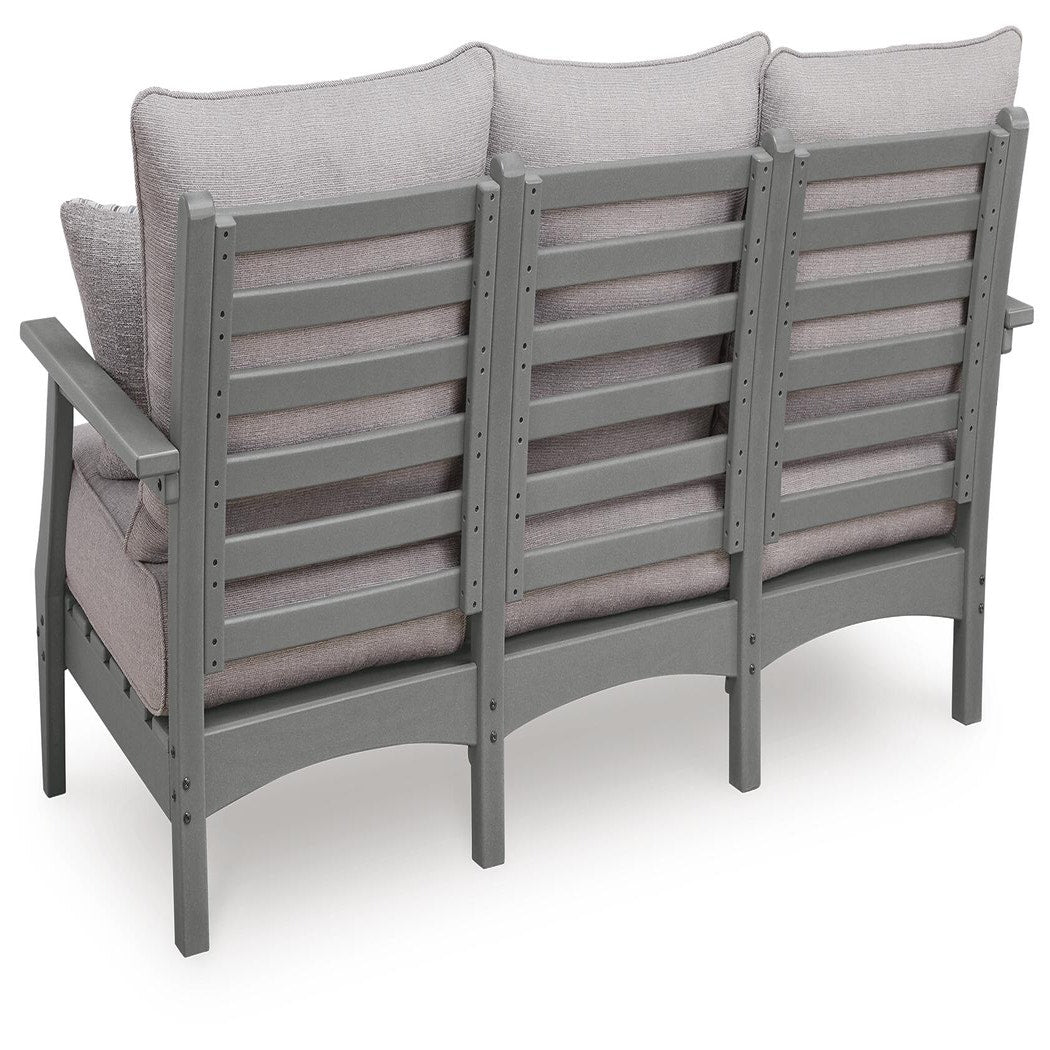 Cove Beach Outdoor Sofa with Cushion (PCP803-SI) - Image 14