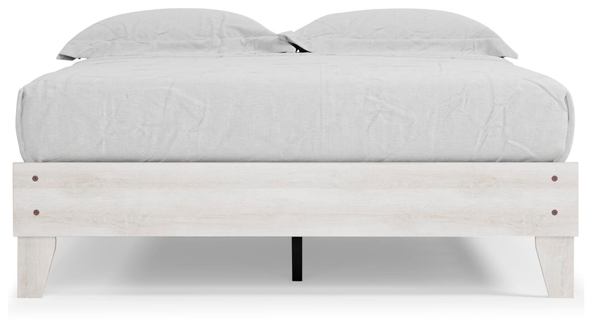 Shawburn Platform Bed - Whitewash  (EB4121-SI) - Image 5