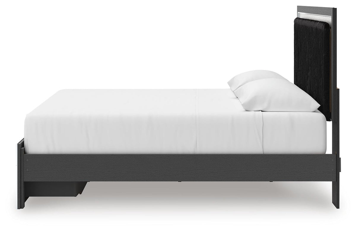Zuraleus King Storage Bed, Dresser, Mirror, Chest and Nightstand (PCB3380-SI) - Image 23
