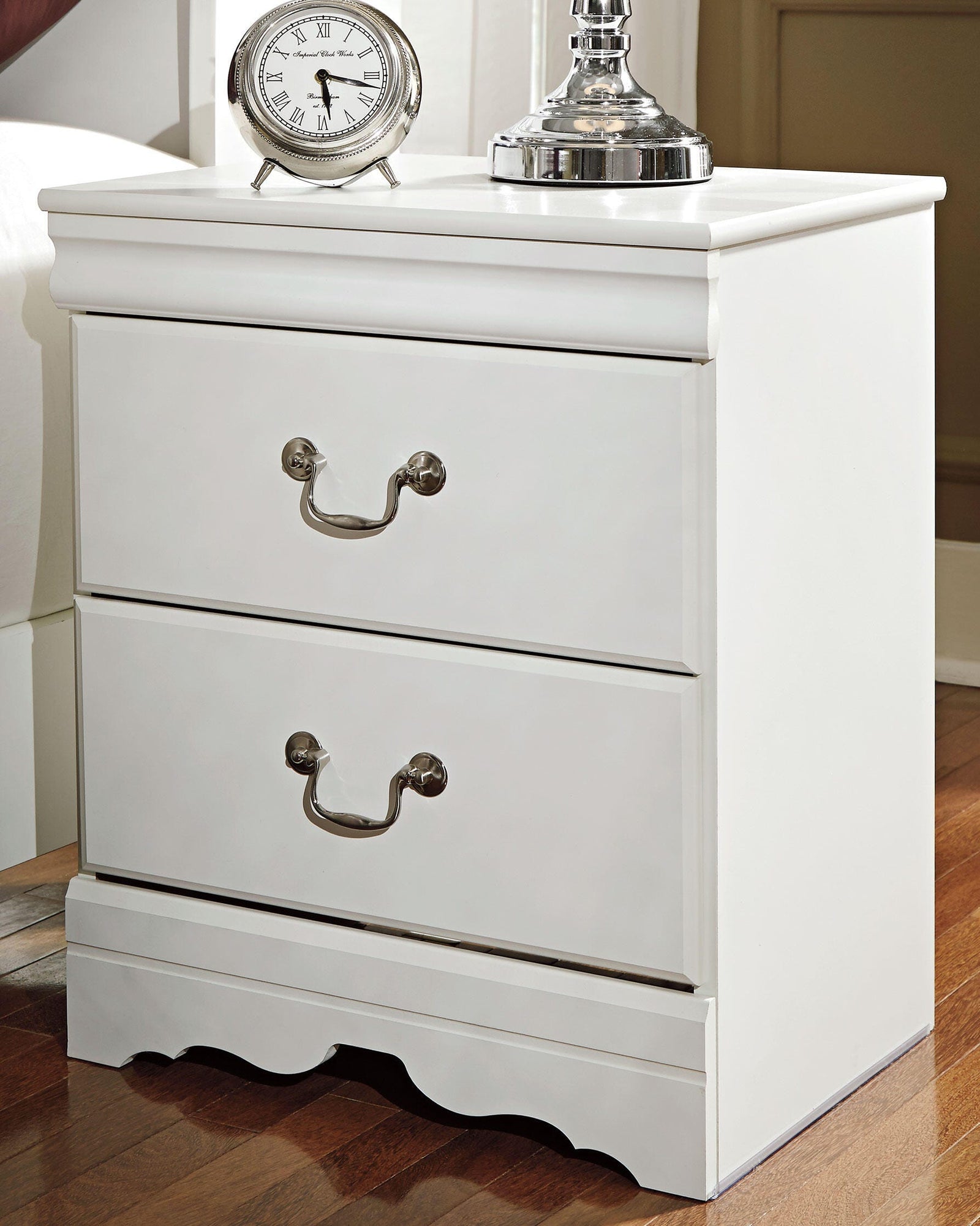Anarasia Nightstand - White  (B129-SI) - Image 2