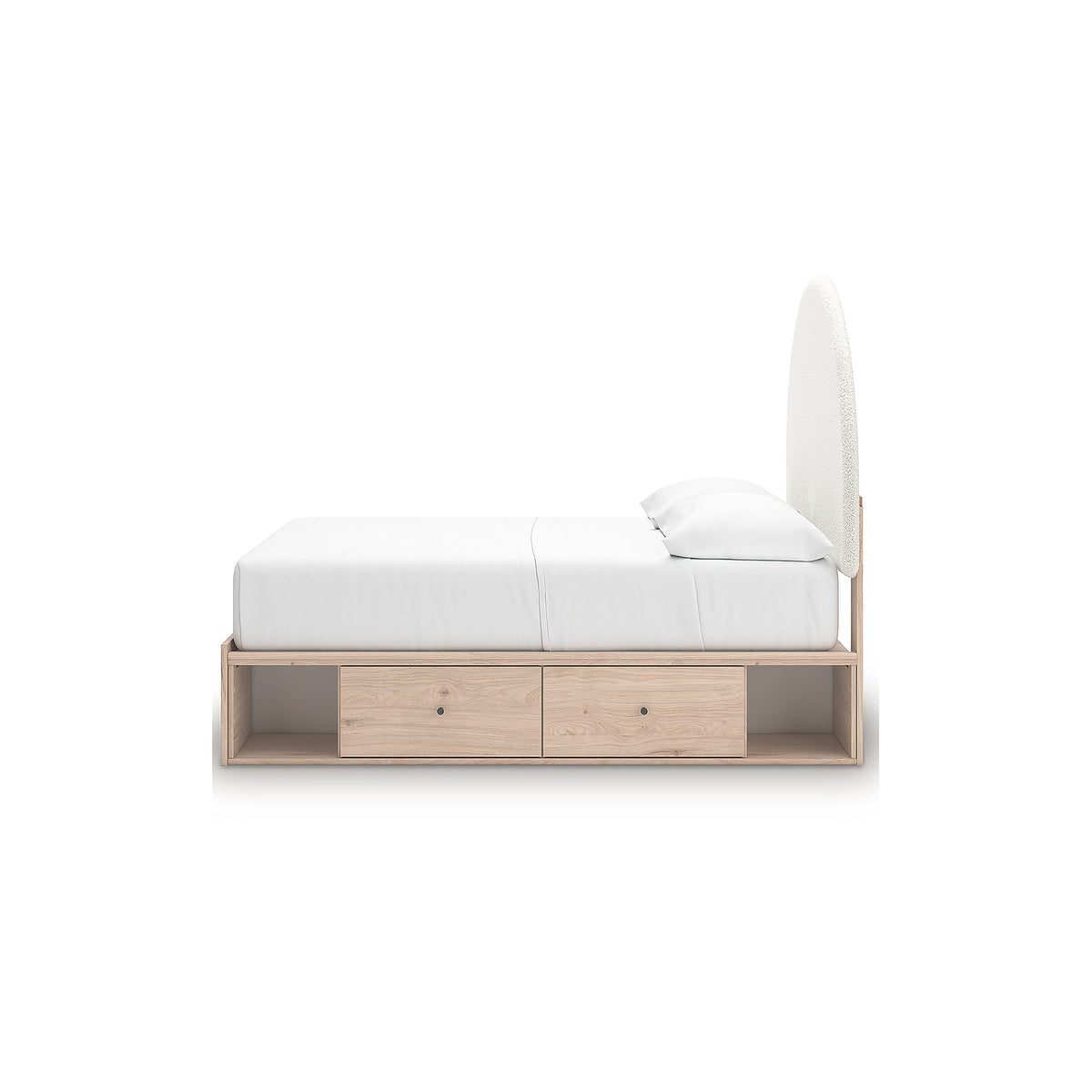 Arloster Full Upholstered Panel Bed with Storage (PCB1566-SI) - Image 8