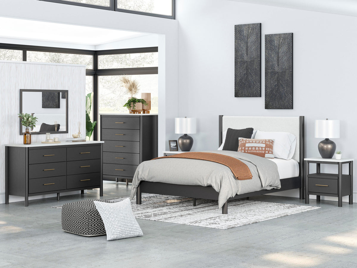 Cadmori Upholstered Panel Headboard (Youth) - Two-tone  (B2616-SI)
