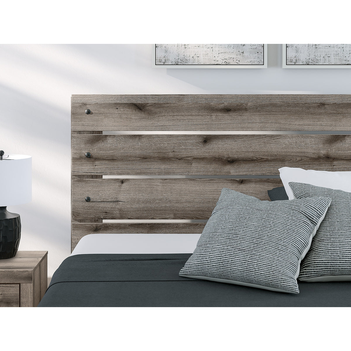 Graystorm King Panel Bed (PCB2405-SI) - Image 9