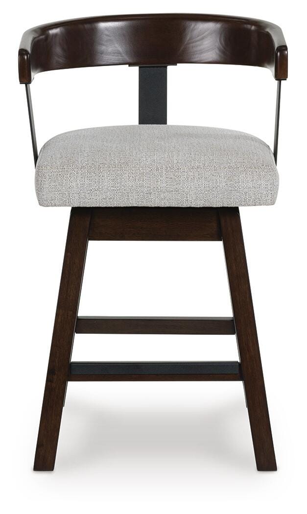 Haddigan Counter Height Barstool (Set of 2) (D596-SI) - Image 2