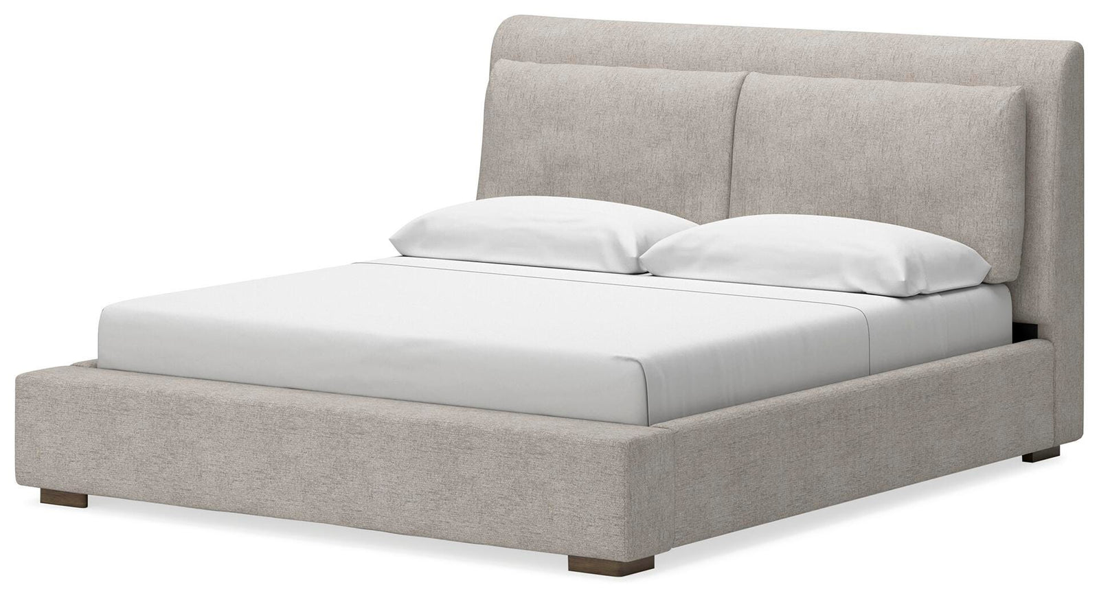 Cabalynn Upholstered Bed and 2 Nightstands (B974-SI) - Image 8
