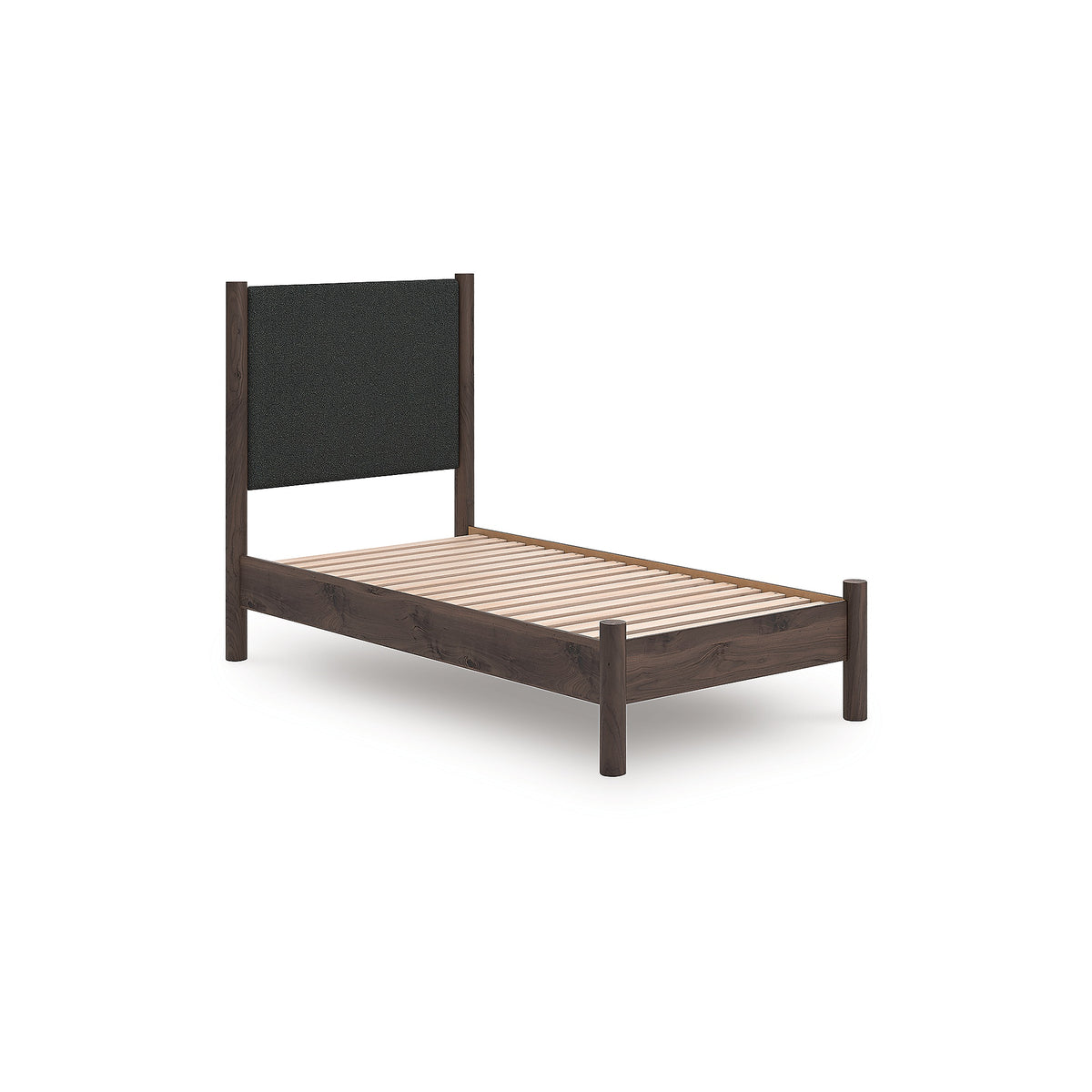 Pamytta Twin Upholstered Panel Platform Bed (PCB2614-SI) - Image 2