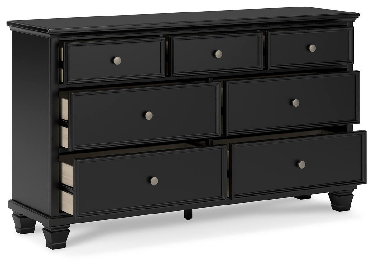 Lanolee Dresser - Black  (B687-SI) - Image 4