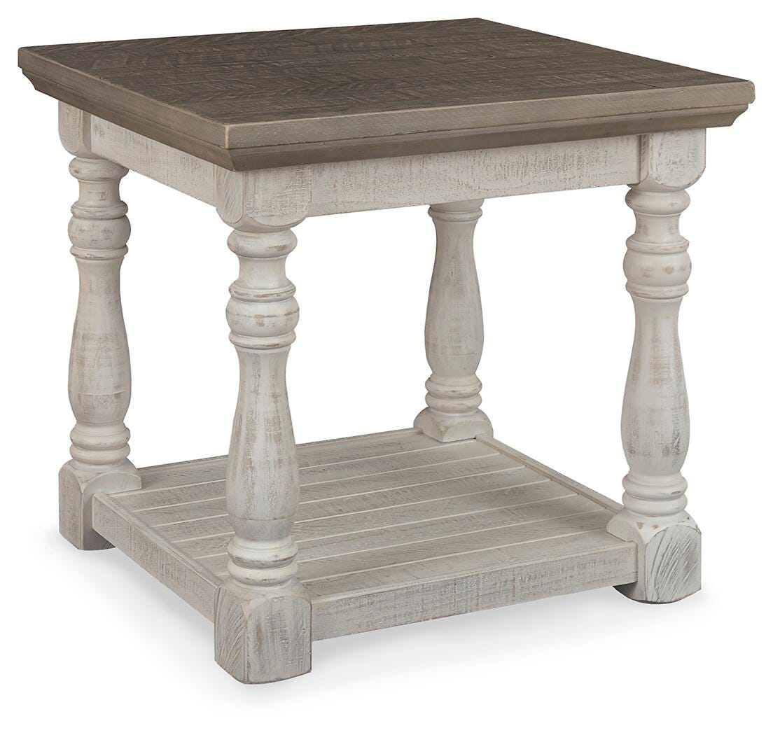 Havalance End Table - Gray/White  (T814-SI)
