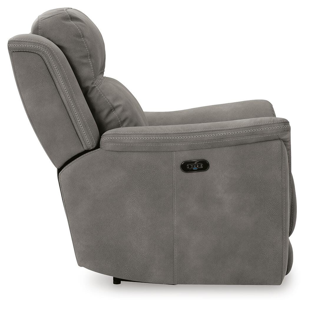 Next-Gen Durapella Power Reclining Loveseat with Console (59301-SI) - Image 7