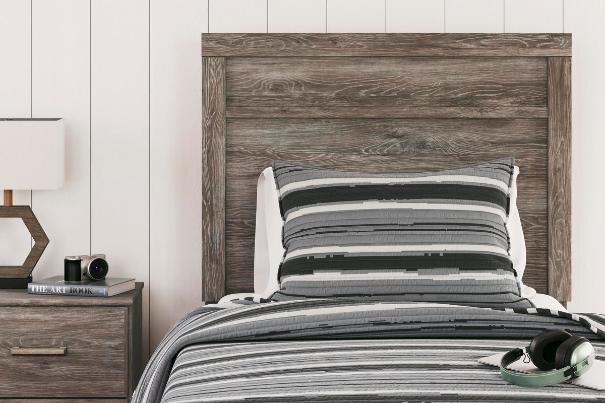 Ralinksi Panel Bed, Dresser and Mirror - Gray  (B2587-SI) - Image 11