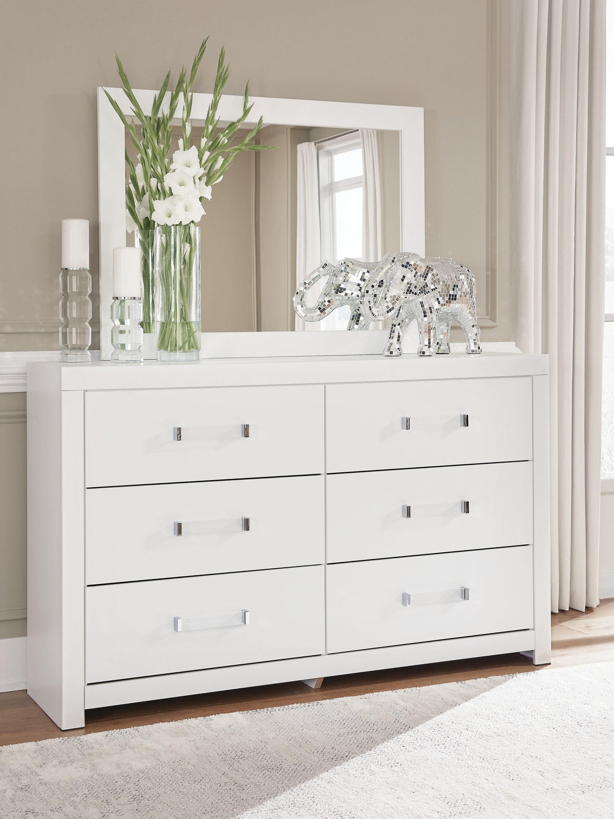 Maeling Dresser and Mirror (PCB1119-SI) - Image 2