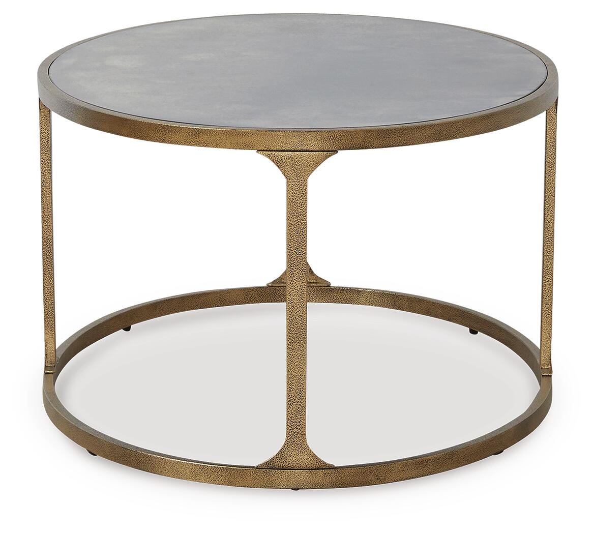 Korajane Coffee Table - Antique Gold  (T399-SI) - Image 4