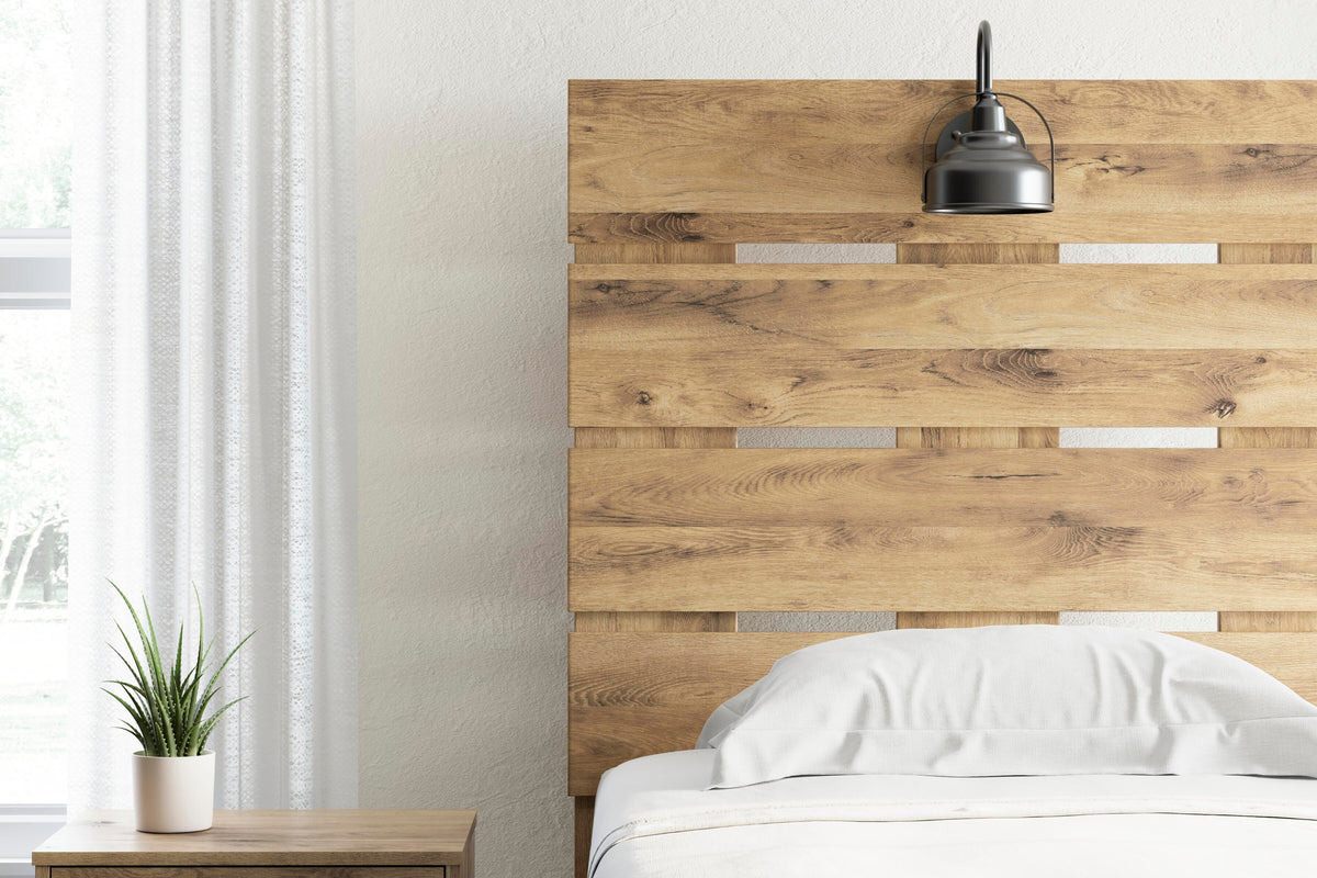 Larstin Panel Headboard - Tan Brown  (EB2712-SI) - Image 7