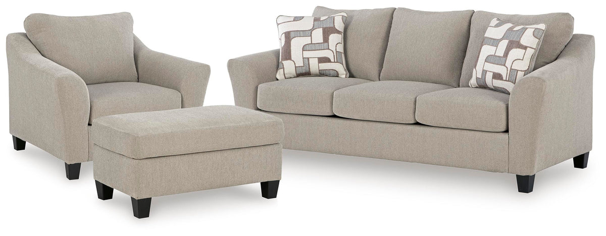 Willarae Sofa, Oversized Chair and Ottoman (59803-SI)