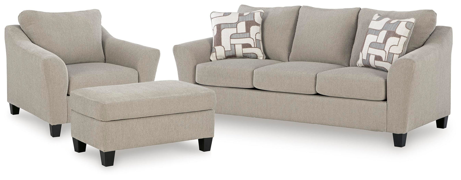 Willarae Sofa, Oversized Chair and Ottoman (59803-SI)