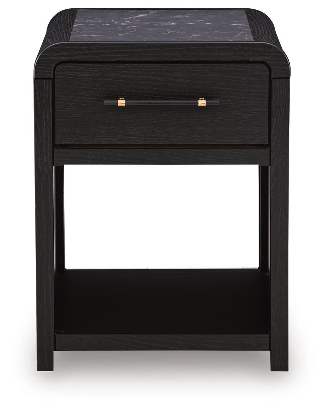 Clanden End Table - Black  (T1540-SI) - Image 3