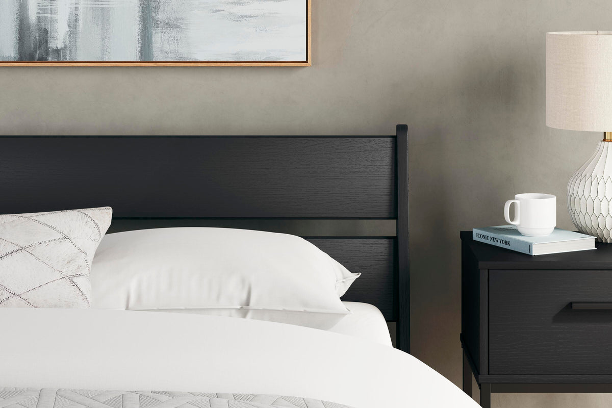 Socalle Panel Headboard - Black  (EB1865-SI) - Image 8