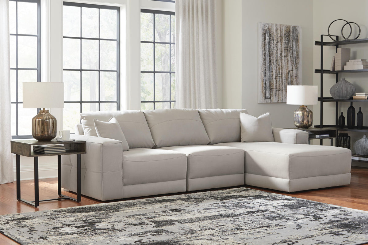 Next-Gen Gaucho 3-Piece Sectional Sofa with Chaise (18304-SI) - Image 3