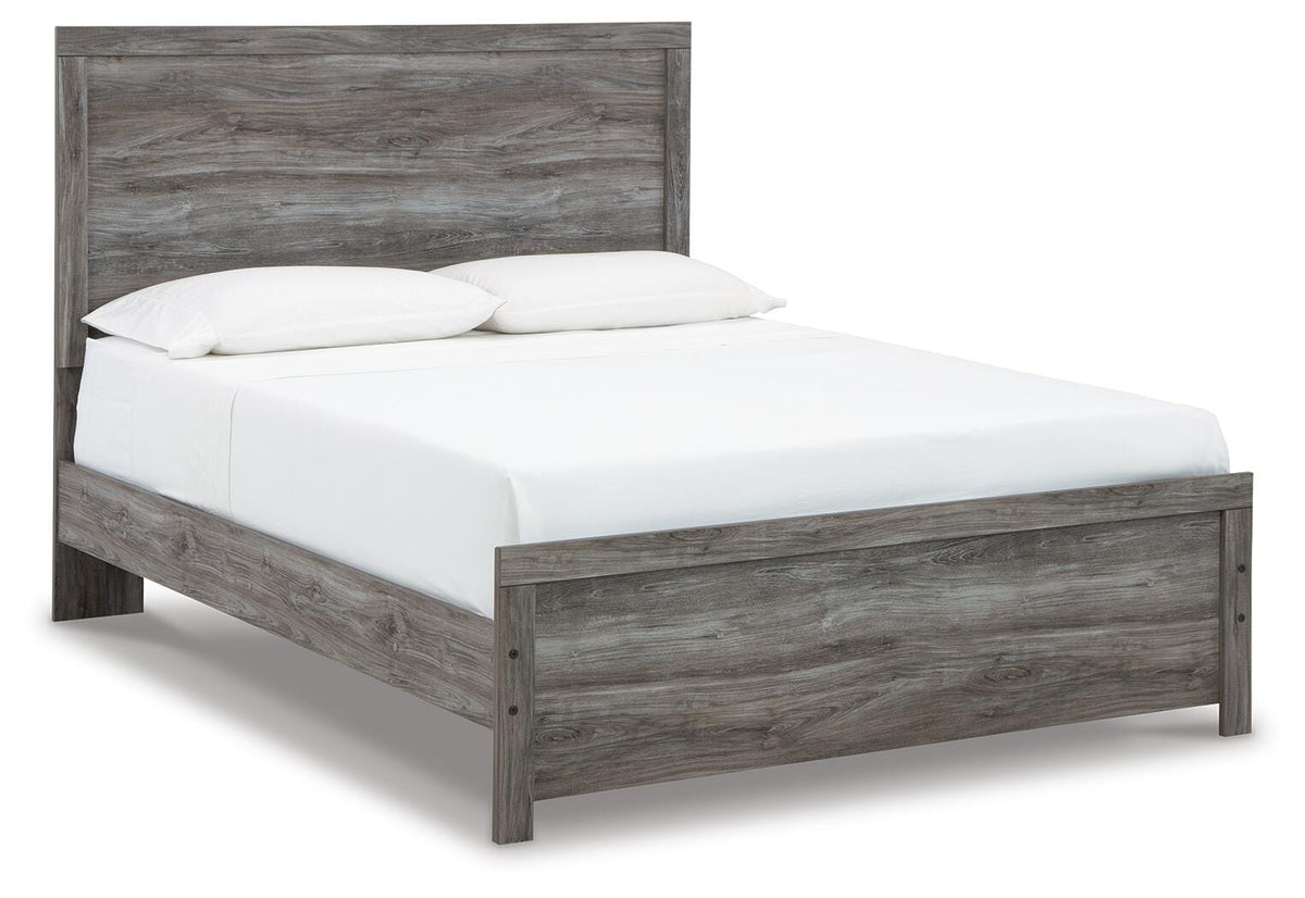 Bronyan Panel Bed, Dresser and Mirror - Dark Gray  (B1290-SI) - Image 2