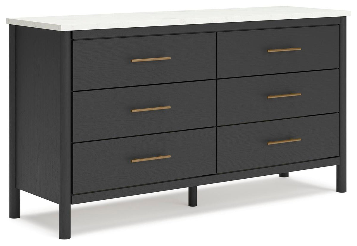 Cadmori Dresser - Black/White  (B2616-SI) - Image 2