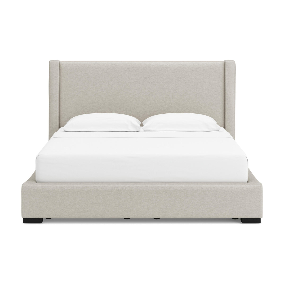Brozmont Upholstered Storage Bed - Oatmeal  (B1045-SI) - Image 6