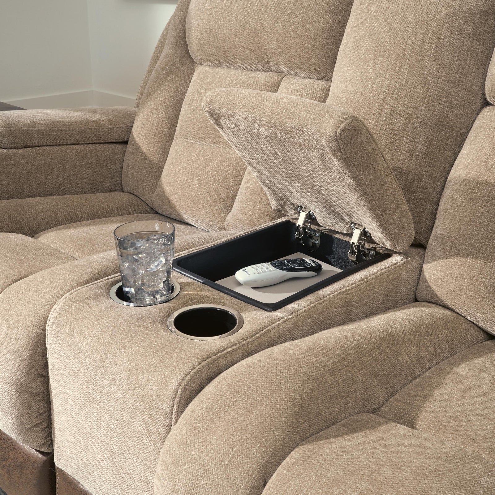 Mixed Motion Power Reclining Loveseat with Console (PC83504-SI) - Image 21